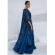 Polynesian Blue Scilla Jacket and Lehenga Choli