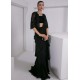 Black Scilla Jacket and Lehenga Saree