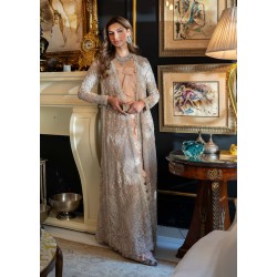 Apricot Scilla Gown with Ruffled Inner