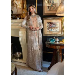 Apricot Scilla Gown with Ruffled Inner