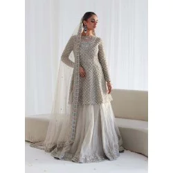 Silver Snowflake Lehenga