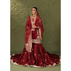 Barn Red Snowflake Farshi Gharara