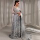 Cadet Grey Snowflake Sharara