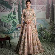 Tea Rose Nemesia Jacket and Lehenga
