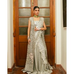 Stone Balsam Jacket and Lehenga