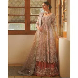 Shrimp Balsam Pishwas and Lehenga