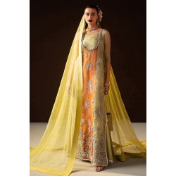 Sage and Safety Orange Balsam Trousers Suit