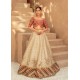 Chocolate Antique Gold Crocus Choli Lehenga