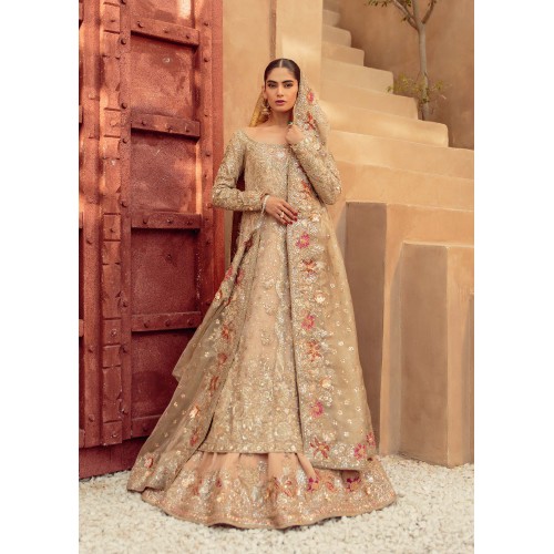 Apricot Crocus Shirt and Lehenga