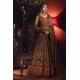 Chocolate Cosmos Amaryllis Gown and Lehenga