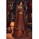 Chocolate Cosmos Amaryllis Long Shirt and Gharara