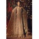 Crayola Peach Amaryllis Gown and Lehenga Crayola Peach Amaryllis Gown and Lehenga