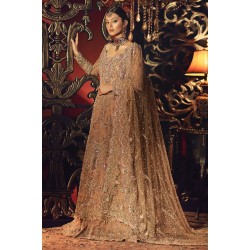 Crayola Peach Amaryllis Gown and Lehenga Crayola Peach Amaryllis Gown and Lehenga
