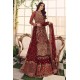 Rosewood Amaryllis Lehenga