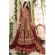 Chocolate Cosmos Amaryllis Lehenga and Gown