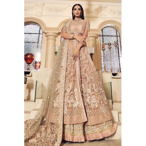 Mauve Gray Amaryllis Gown and Lehenga