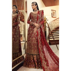 OU Crimson Red Amaryllis Gharara
