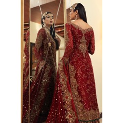 OU Crimson Red Amaryllis Gharara OU Crimson Red Amaryllis Gharara