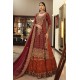 Chocolate Cosmos Amaryllis Lehenga Chocolate Cosmos Amaryllis Lehenga