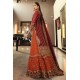 Chocolate Cosmos Amaryllis Lehenga Chocolate Cosmos Amaryllis Lehenga