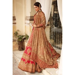 Pigment Red Amaryllis Lehenga Choli