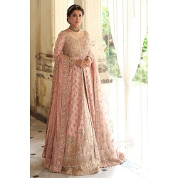 Coral Amaryllis Gown and Lehenga Coral Amaryllis Gown and Lehenga