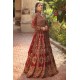 Cornell Red Amaryllis Lehenga Choli Cornell Red Amaryllis Lehenga Choli