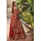 Cornell Red Amaryllis Lehenga Choli Cornell Red Amaryllis Lehenga Choli