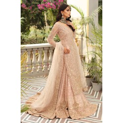 Peach Amaryllis Shirt and Lehenga Peach Amaryllis Shirt and Lehenga