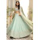 Sherbet Blue Amaryllis Lehenga Choli Sherbet Blue Amaryllis Lehenga Choli