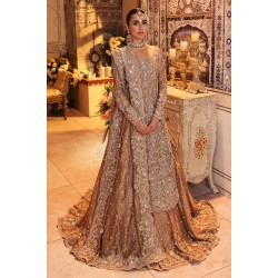 Brown Sugar Amaryllis Lehenga