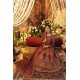 Auburn Amaryllis Pishwas and Lehenga