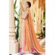 Deep Peach Amaryllis Long Shirt and Persian Rose Lehenga