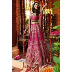 Telemagenta Amaryllis Lehenga Choli Telemagenta Amaryllis Lehenga Choli