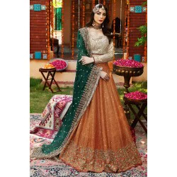 Sandy Brown Amaryllis Lehenga Choli