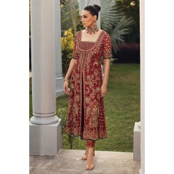 Barn Red Amaryllis Long Shirt and Pants