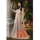 Champagne Amaryllis Shirt with Coral Sharara Champagne Amaryllis Shirt with Coral Sharara