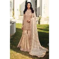 Dun Amaryllis Shirt with Sunset Gharara
