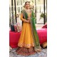 Amber Amaryllis Pishwas with Orange Lehenga Amber Amaryllis Pishwas with Orange Lehenga