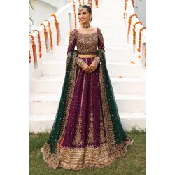 Byzantium Amaryllis Choli Lehenga