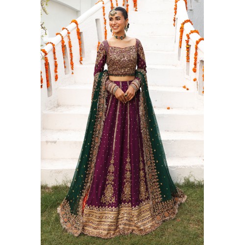 Byzantium Amaryllis Choli Lehenga