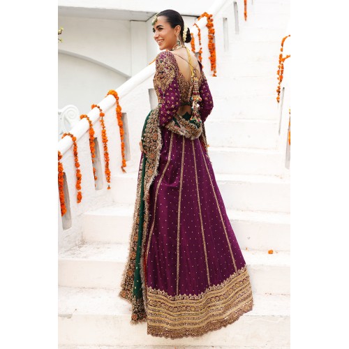 Byzantium Amaryllis Choli Lehenga