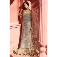 Beige Amaryllis Long Shirt and Under Dress