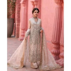 Light Misty Rose Amaryllis Long Shirt and Culottes