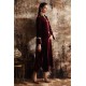 Deep Maroon Amaryllis Long Shirt and Capril Pants