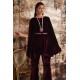 Deep Maroon Amaryllis Velvet Cape