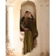Uniform Green Amaryllis Velvet Jacket with Sharara