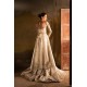 Vista White Peony Long Shirt and Lehenga