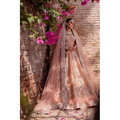 Base Flesh Peony Lehenga Choli Base Flesh Peony Lehenga Choli