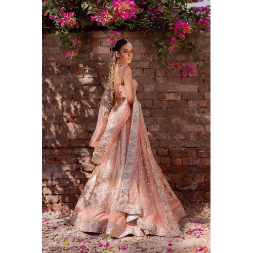 Base Flesh Peony Lehenga Choli Base Flesh Peony Lehenga Choli